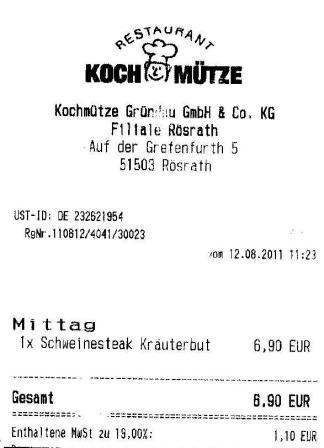 wifv Hffner Kochmtze Restaurant